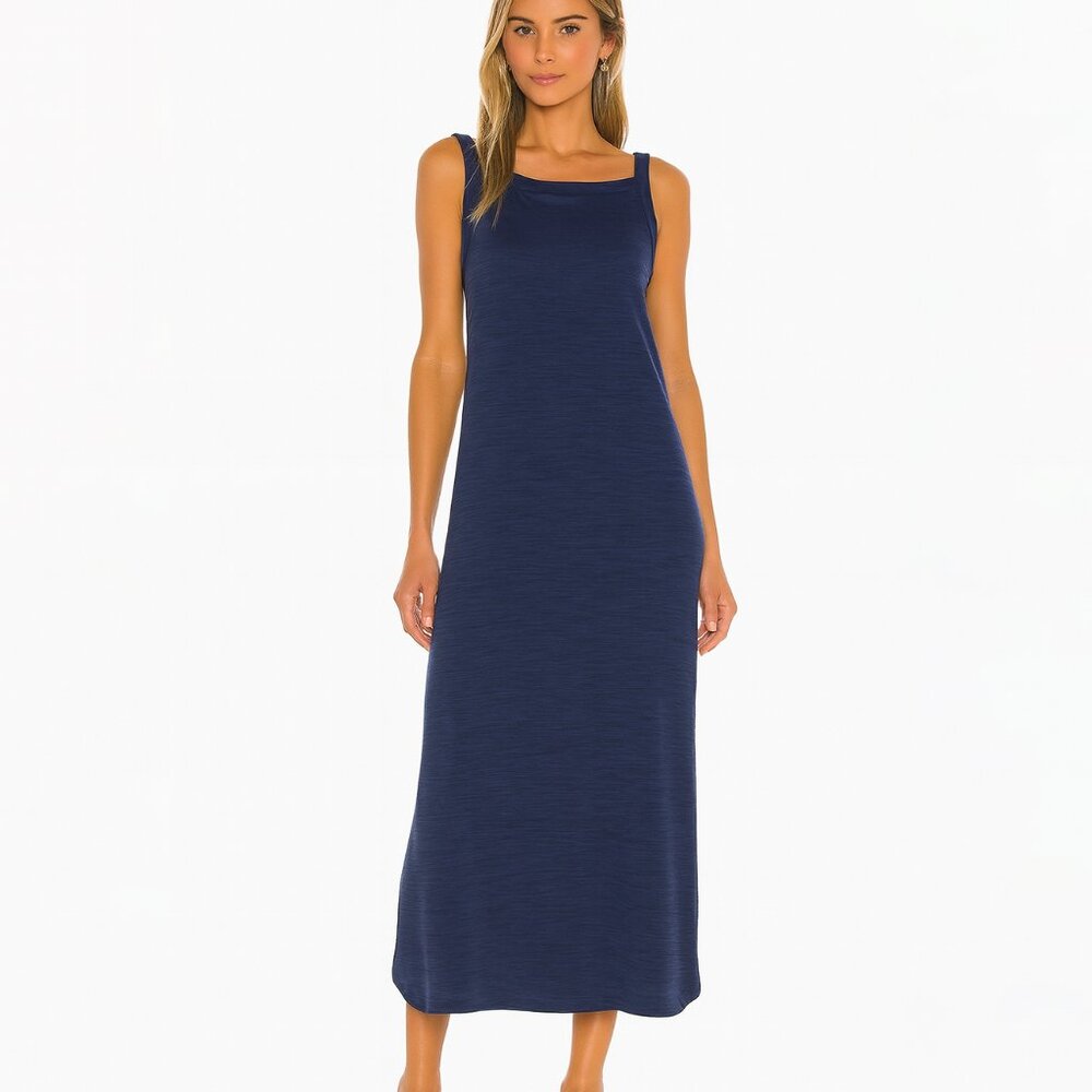 Joie‎ Ribbed Maxi Dress Navy Small